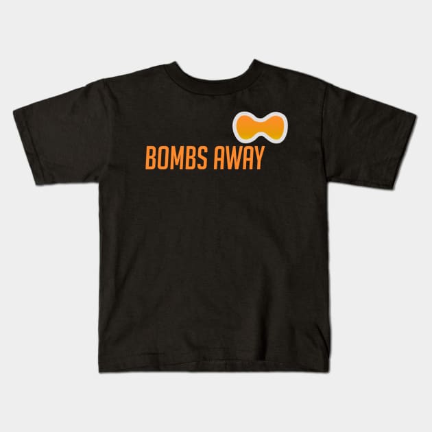 Bombs away Kids T-Shirt by badgerinafez